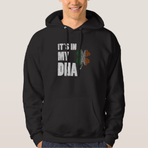 Lusnyt det är i min irländska Flagga Shamrock St P Hoodie