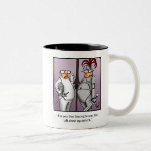 Lusnyt Fencing Humor Mugg Gift