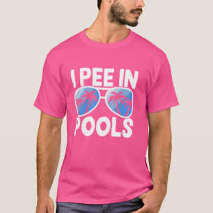 Lusnyt jag pinne i Bassäng Glass Beach-sommaren T Shirt
