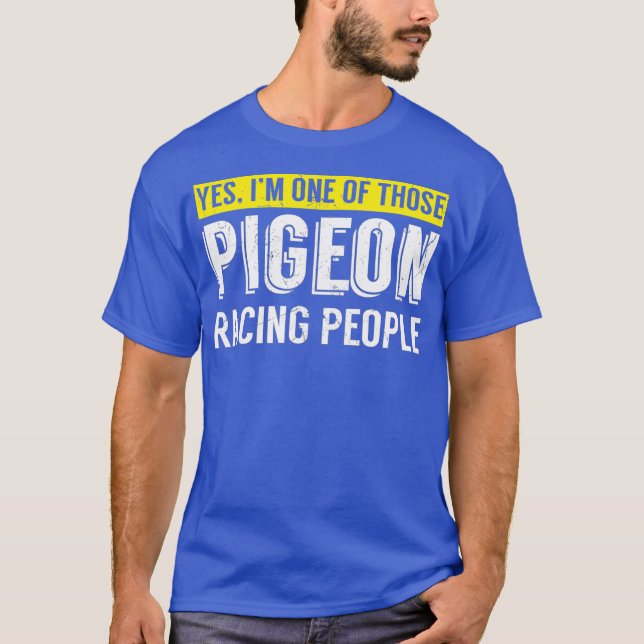 Lusnyt jag tillhör Pigeon Tävla People Bird-gåva T Shirt (Framsida)
