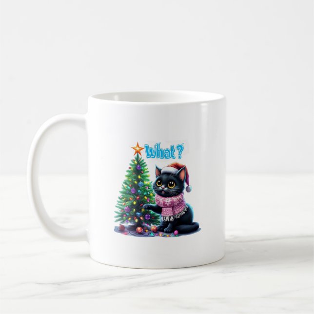 Lusnyt julklapp Vad med Träd Sticker Kaffemugg (Vänster)