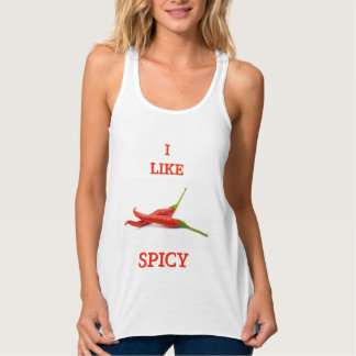 Lusnyt kryddig tase söt coola T-Shirt Linne Med Racerback