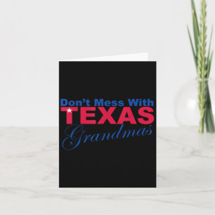 Lusnyt med Texas Grandmas Novelty T Shir Kort
