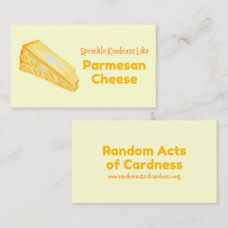 Lusnyt Sprinkle Kindness som Parmesan Cheese Cards