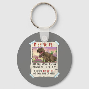 Lusnyt T Rex Tshirt, Lustigt Pet Tee, Dinosau Nyckelring