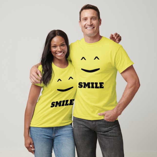 Lusnyt T-Shirt med en sjömil Ansikte Emoji (Unisex)