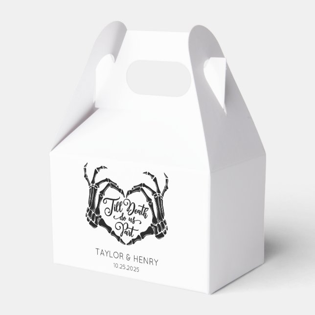 Lusnyt tills döden gör oss Party bröllopsfavoritbo Presentaskar (Framsidan Sidan)