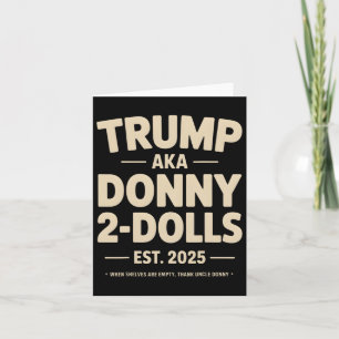 Lusnyt Trump Donny 2 Dolls 2 Dolls vid jul t Kort