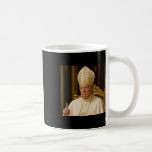 Lusnyt Trump Pope Meme Gear Catholic Vatican Repub Kaffemugg
