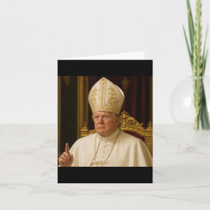 Lusnyt Trump Pope Meme Gear Catholic Vatican Repub Kort
