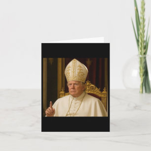 Lusnyt Trump Pope Meme Gear Catholic Vatican Repub Kort