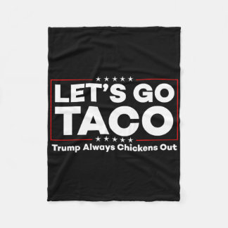 Lusnyt Trump Taco Joke Anti Trump Protest Tee Fleecefilt