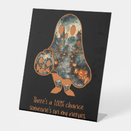 Lusnyteckning Sarkastic Humor Ghost Halloween Deco