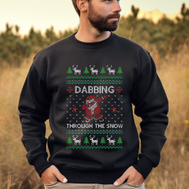 Lusnytomten Dabbing Ugly jul T Shirt