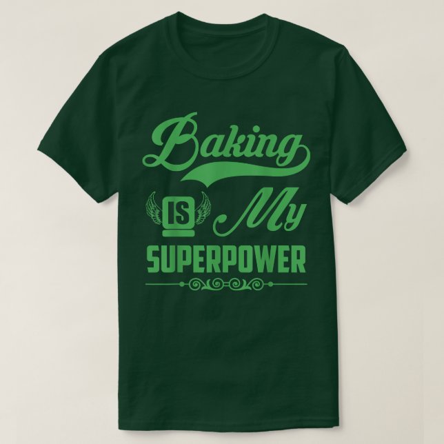 Lusnyttigt Baking är min superströmsnåla Baking T Shirt (Design framsida)