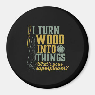 Lusnyttigt Carpenter Woodworking-arbetare Jag sätt Magnet