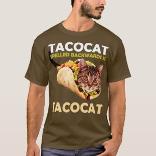 Lusnyttigt Cute Tacocat Taco Cat är bakåtspätt T Shirt