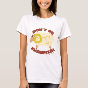 Lusnyttigt får Lamb Tecknade figurer T Shirt