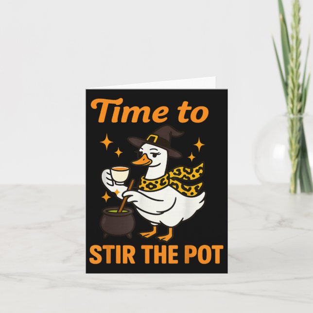 Lusnyttigt Halloween-väskan sjunker hösttiden till Kort (Framsida)