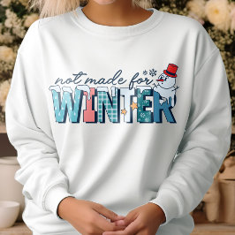 Lusnyttigt inte gjort för Winter Retro Snögubbe T Shirt