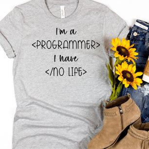 Lusnyttigt nummer - datorprogrammerare T-Shirt