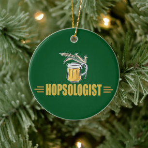 Lusnyttigt öl - Humous Hopsologis Julgransprydnad Keramik
