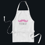 Lusnyttigt rosa mustasch apron för manar kvinnor o förkläde<br><div class="desc">Lönsam rosa måste slå för manar kvinnor och barn. Trendigets handledsstångskonstruktion måste ha personligens text som tillval. Cute baking/matlagning/BQ-presentidé för kock. Långa och kort Barbecue aprons in khaki beige,  standardvit och gult. Gör en till mamma,  mor,  mormor,  fru,  moster,  syster,  dotter osv.</div>