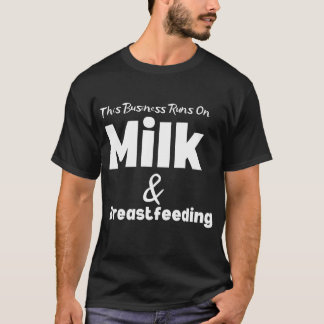Lusnyttigt Springa på Mjölk och amning T Shirt