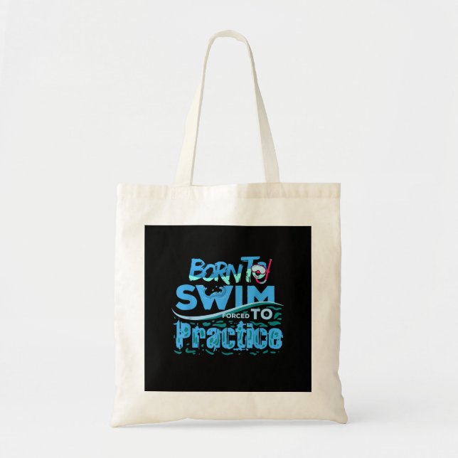 Lusnyttigt Swimming Gift Swimming Design Tygkasse (Framsidan)