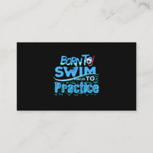Lusnyttigt Swimming Gift Swimming Design Visitkort
