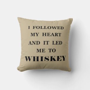 Lusnywhisky citerar humor whiskey ord kudde
