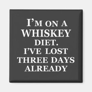 Lusnywhisky citerar humor whiskey ord magnet