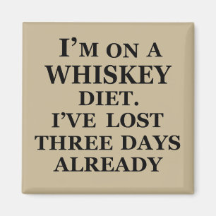 Lusnywhisky citerar humor whiskey ord magnet