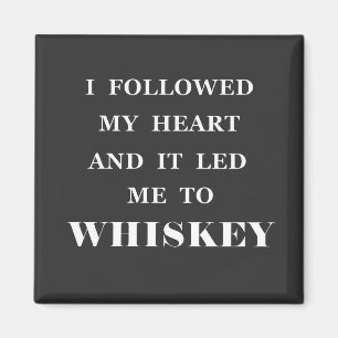 Lusnywhisky citerar humor whiskey ord magnet