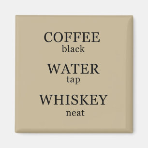 Lusnywhisky citerar humor whiskey ord magnet