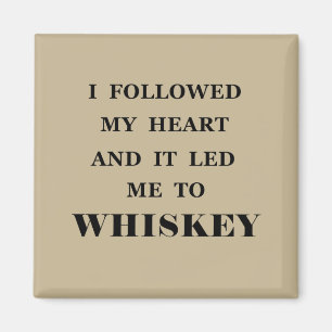 Lusnywhisky citerar humor whiskey ord magnet