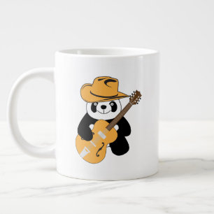 Luspanda med gitarr jumbo mugg