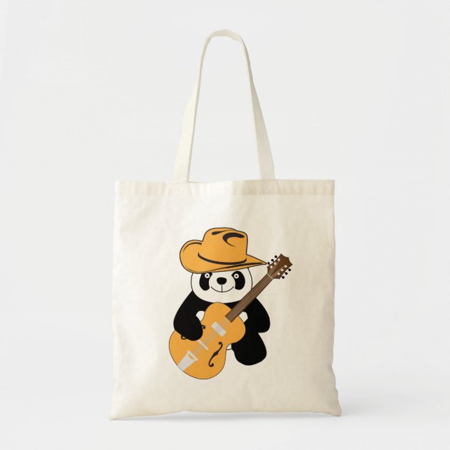 Luspanda med gitarr tygkasse (Framsidan)