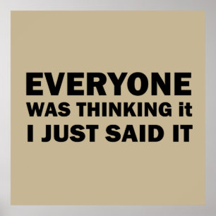 Lussarkastisk ord poster