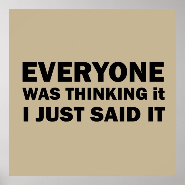 Lussarkastisk ord poster (Framsidan)