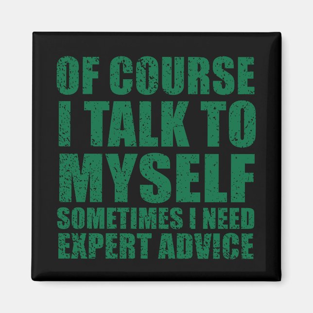 Lussarkastisk slogan humor sarkasm magnet (Framsidan)