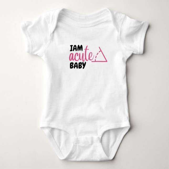Lussliga fraser Gift,Math Baby Bodykostym T Shirt (Framsida)