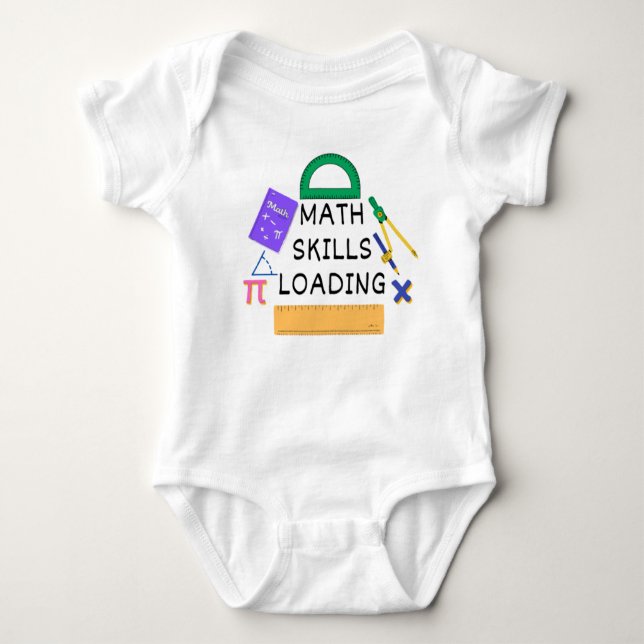 Lussliga fraser Gift,Math Baby Bodykostym T Shirt (Framsida)