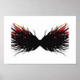 Lust Abstrakt 7 Dödssynder Alkohol Bläck Konst Poster