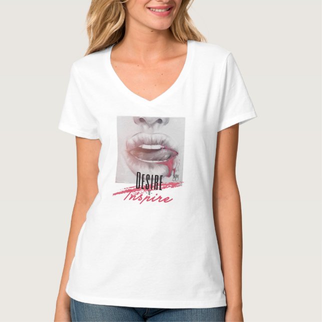 Lust att inspirera T-tröja T Shirt (Framsida)