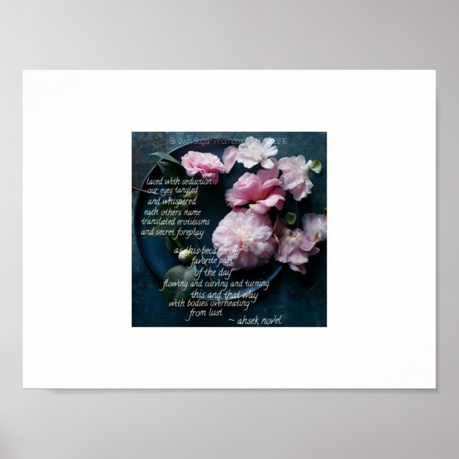 Lust Dikt av Ahsek Novel Poster (Framsidan)