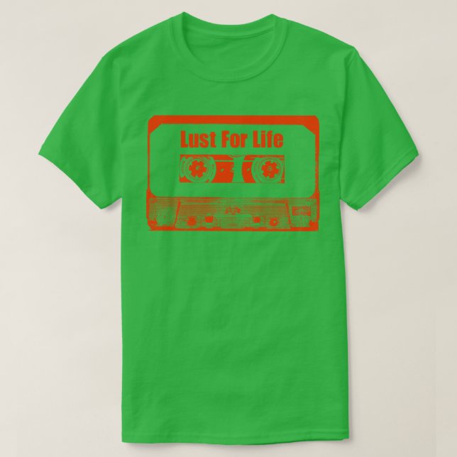 Lust for Life Cassette Tape T Shirt (Design framsida)