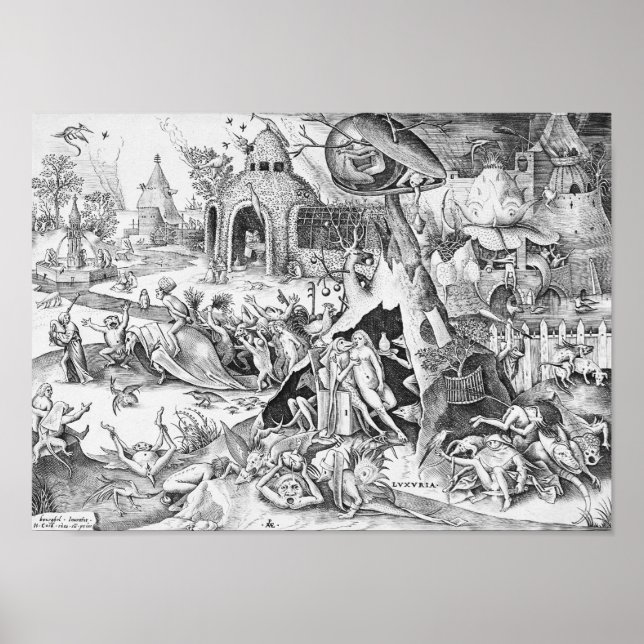 Lust (Luxuria), de sju dödliga sinnen Poster (Framsidan)