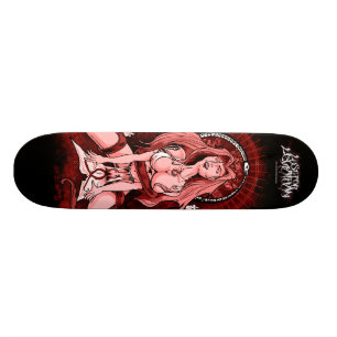 Lusta för Leviathan Old School Skateboard Bräda 21,6 Cm