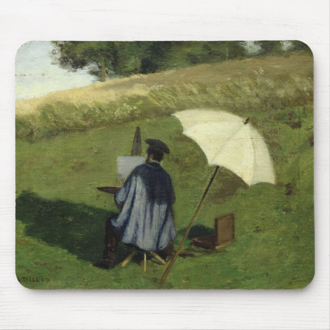 LustDubois målning i den öppna luften, c.1852 Musmatta (Framsidan)